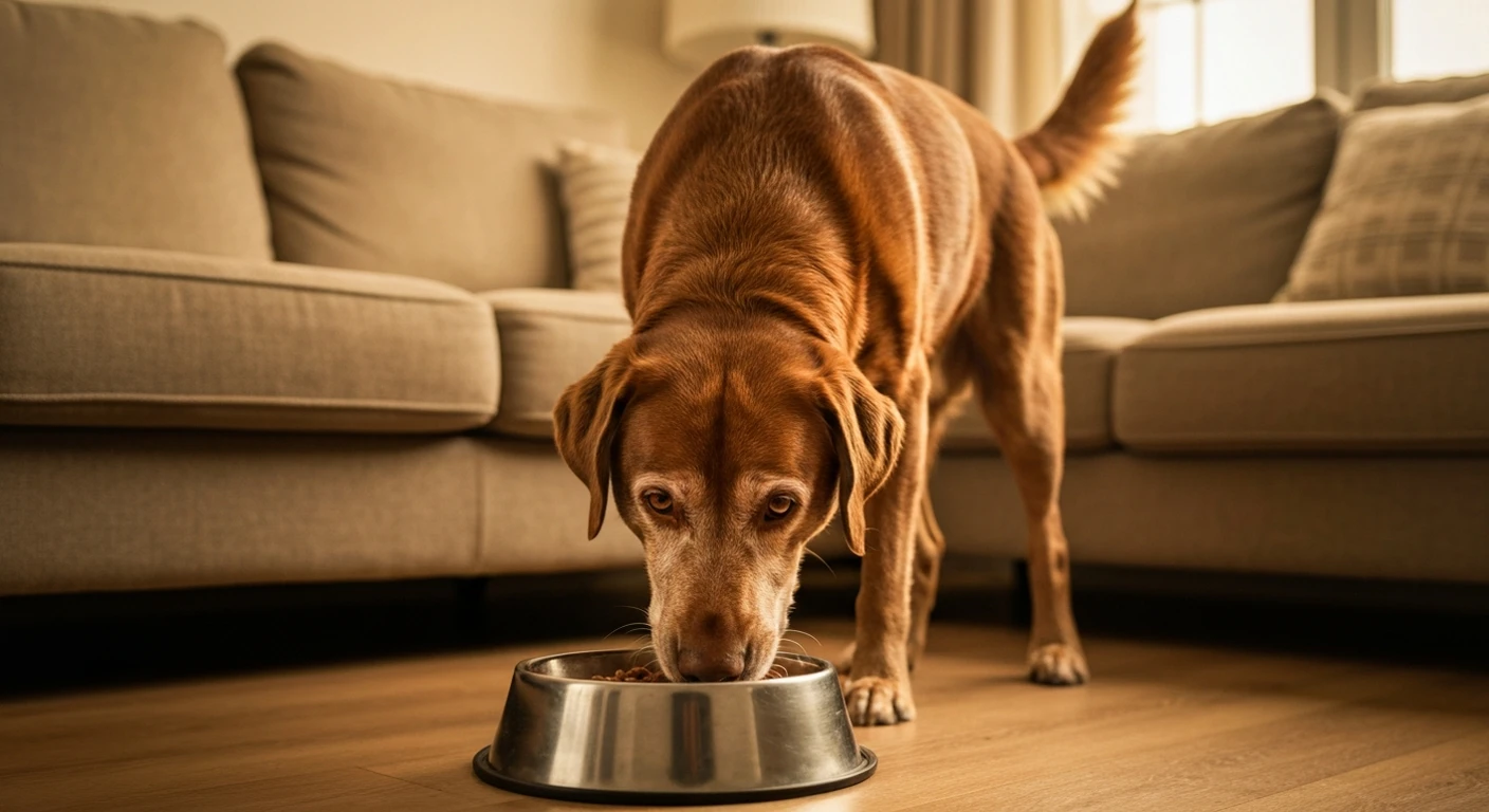 Insuffisance renale du chien age : alimentation adaptee